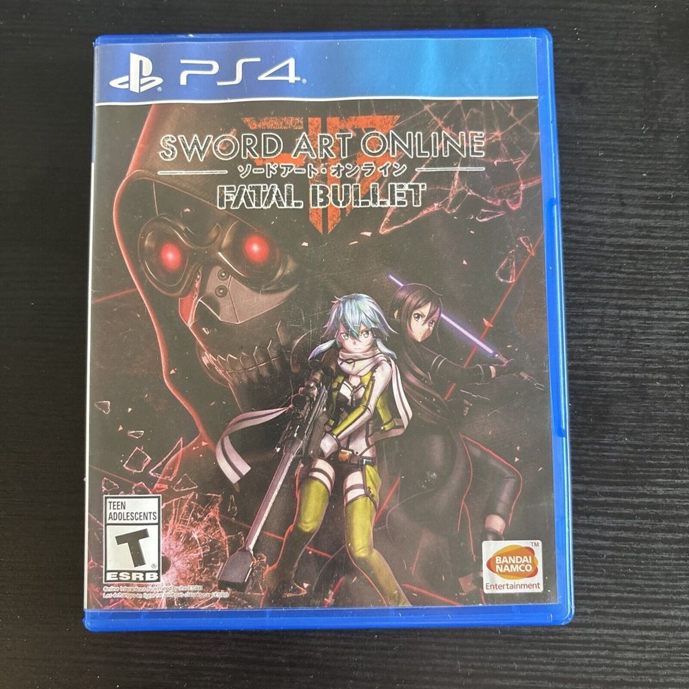 Sword Art Online: Fatal Bullet for Playstation 4 PS4‎ Game And Case